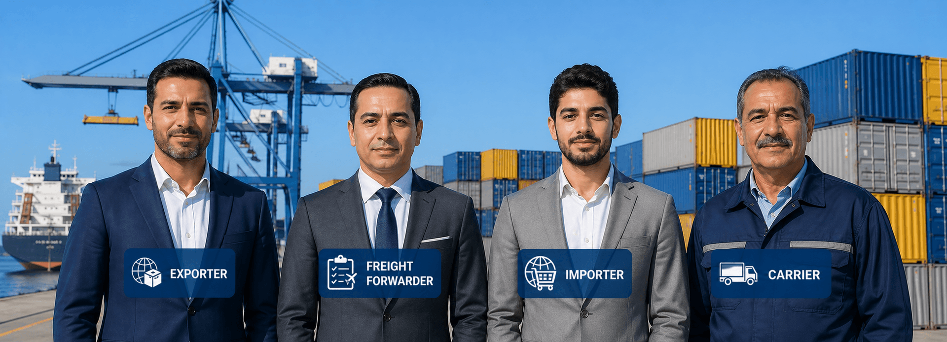 أصحاب المصلحة في التجارة الدولية وأدوارهم