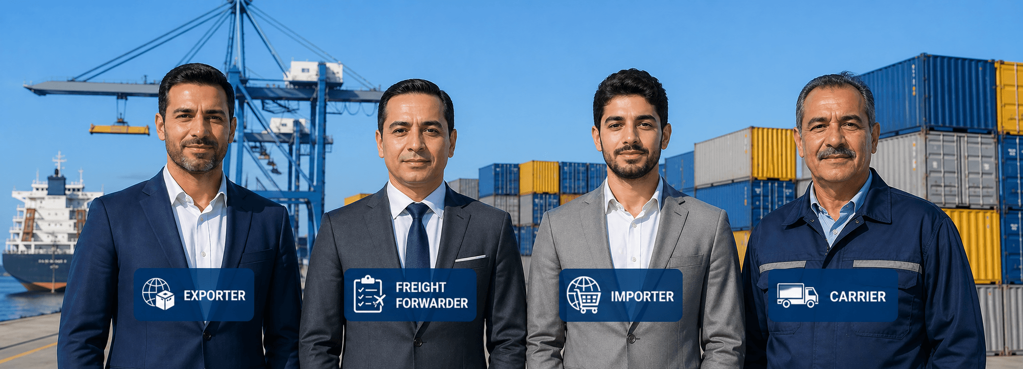 أصحاب المصلحة في التجارة الدولية وأدوارهم